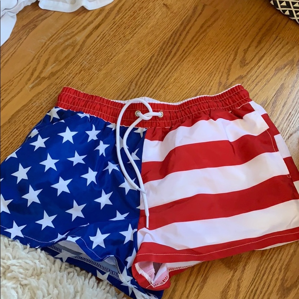 American flag shorts